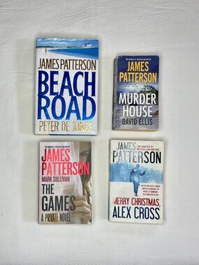 James Patterson Thriller Book Lot | Set of 4 Novels